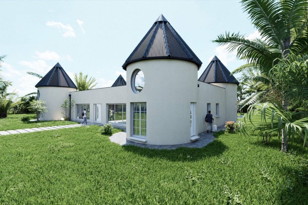 Projet de rénovation, vue 3D après travaux