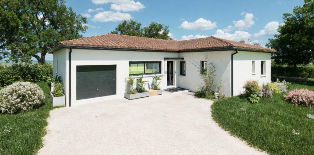 Maison individuelle, vue 3D du projet