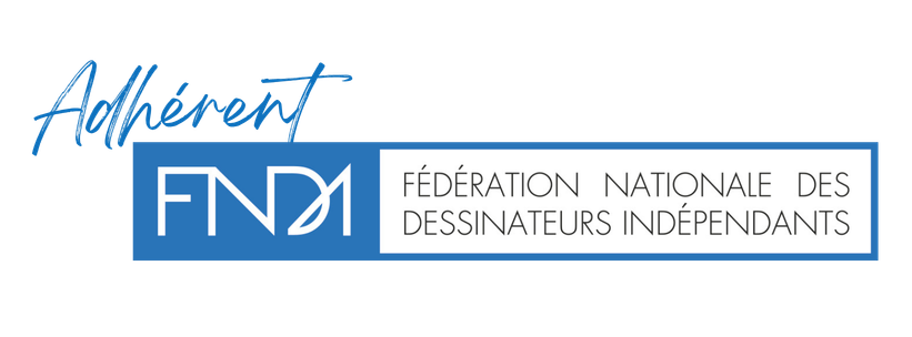 Logo Adhérent FNDI, Fédération Nationale des Dessinateurs Indépendants, dont FL Home Concept est membre